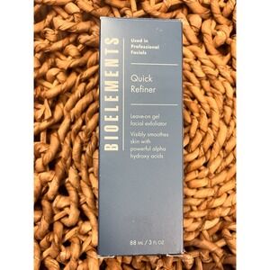 Bioelements Quick Refiner Leave-on Gel Exfoliator 3 Oz New In Box